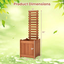 Outdoor Wooden Raised Garden Bed with Trellis by LJGDeals