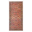 5'2" x 11' Runner Hand Knotted 100% Wool Traditional Oriental Area Rug Rust