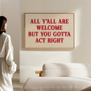 Act Right or Git