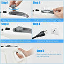 Handheld Steam Cleaner 1400W with 14-Piece Accessory Kit by DirectDeals