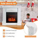 1400W TV Stand Electric Fireplace Mantel with Remote Control by LJGDeals
