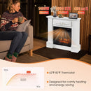 1400W TV Stand Electric Fireplace Mantel with Remote Control by LJGDeals