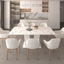 Extendable Dining Room Table for 6-10