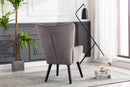 Accent chair Living Room/Bed Room, Modern Leisure Chair Silver Grey