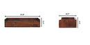 Belmont - Wall Mounted Console Shelf - Chestnut by HouseOfZazla
