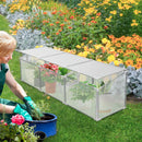 Polycarbonate Greenhouse For Outdoors In Winter - Silver by HouseOfZazla