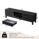 Media Console With 4 Drawers And Cable Management