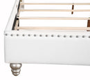 Elegant Transitional Upholstered Bed by HouseOfZazla