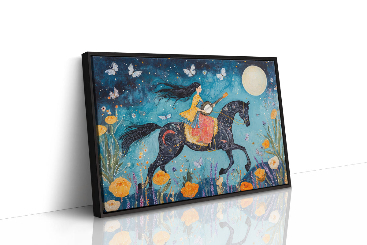 Moonlit Melody on Midnight Horseback, photo 16 of 16