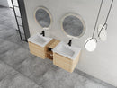 60'' Wall-Mounted Bathroom Vanity with Storage
