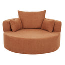 360° Swivel Accent Barrel Chair With 3 Removable Pillows For Living Room by HouseOfZazla