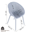 Modern Lounge Chair Set With Round Table by HouseOfZazla