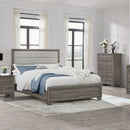 Funston - 4 Drawer Chest Of Drawers With Bar Handles - Brown Oak by HouseOfZazla