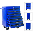Rolling Metal Tool Chest With Drawers, Steel Storage Cabinet With Ball Bearing Slides by HouseOfZazla
