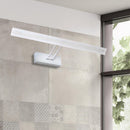GobekUsa Modern Rectangular Wall Light - Black/White - 16.5"/20.5" W LED Acrylic Vanity Lighting - Warm/White for Bathroom