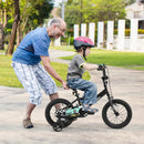 14 Inch Kids Bike Adjustable for 3-5 Years Old with Low-Step Frame by LJGDeals