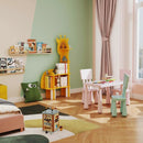 2-in-1 Kids Furniture Set: Twin Bed Frame & 3-Piece Activity Play Table and Chair Set by LJGDeals