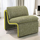 Jaeda - Innovative Elegance Accent Chair In Curved Shape by HouseOfZazla