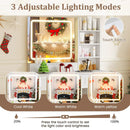 Vanity Set with Mirror and 3 Lighting Modes and Adjustable Brightness-White by LJGDeals