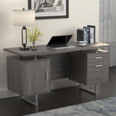 2 Drawer Floating Top Office Desk by HouseOfZazla
