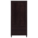 Wadeline 2-door Tall Accent Storage Cabinet Rustic Tobacco