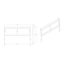 Charlston - 5 Piece Bedroom Set With LED Headboard by Unique Piece Furniture