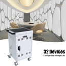 Mobile Charging Cart Station for Chromebook, Tablet and Laptop Computer with Power Strip Included by HouseOfZazla