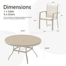7 Pieces Patio Dining Set by HouseOfZazla