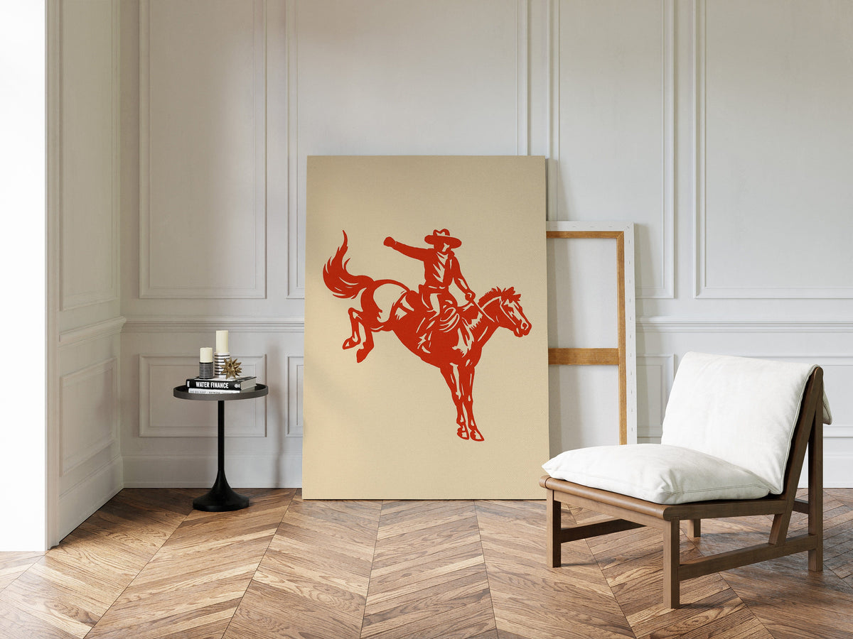 Retro Rodeo Cowboy Print, photo 13 of 19