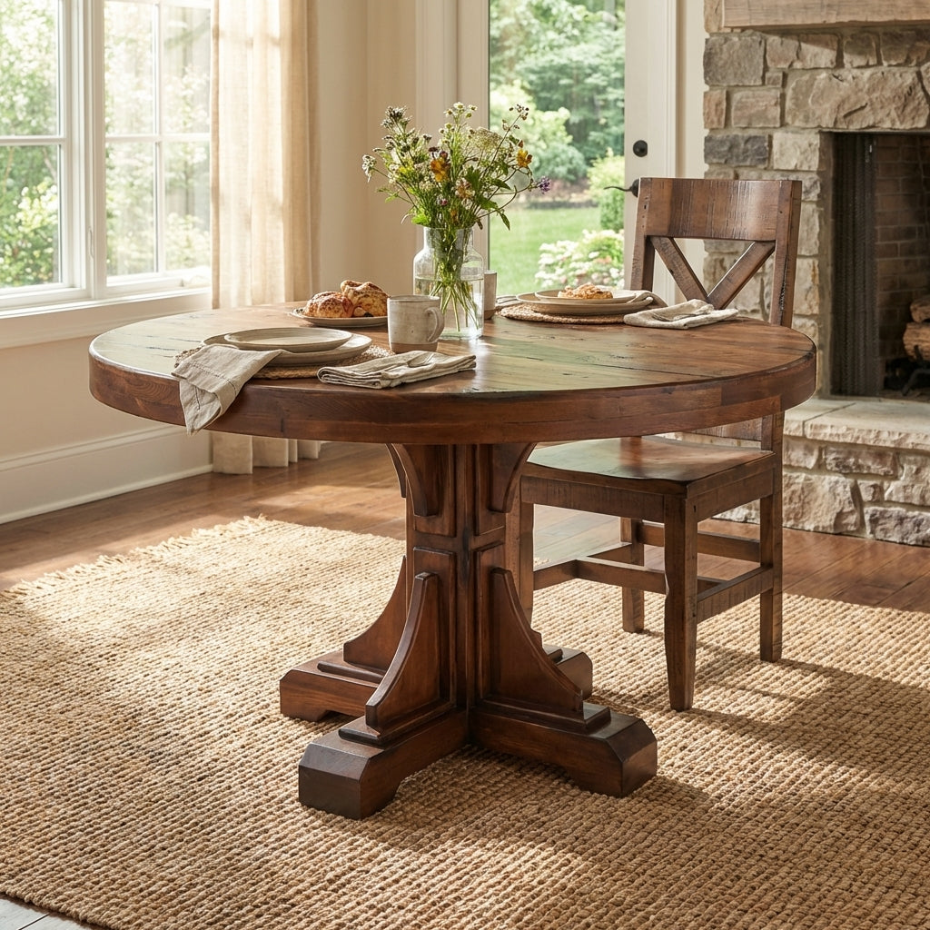 Round Floresville Dining Table (Only Table), photo 3 of 3