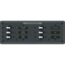 Blue Sea 8096 DC 6 Position Toggle Branch Circuit Breaker Panel - White Switches