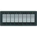 Blue Sea 8261 Waterproof Panel 8 Position - Slate Grey