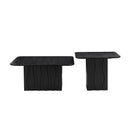 2PCS Nesting Square Coffee Table Set