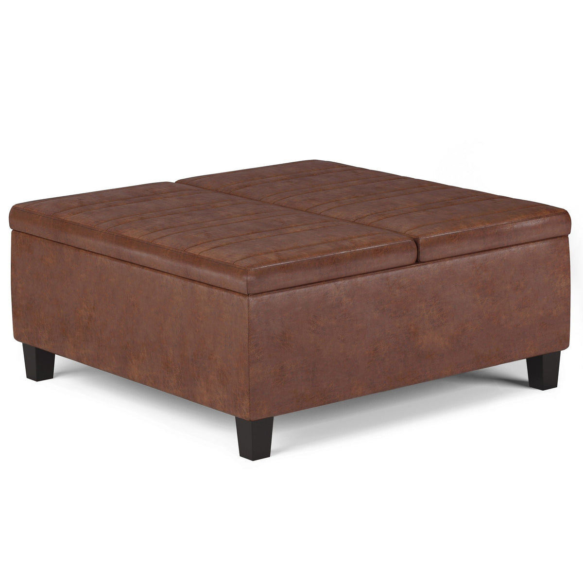 Ellis - Coffee Table Storage Ottoman Contemporary Design, photo 8 of 28