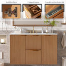 Modern Wall Mounted Bathroom Vanity, Soft Close Doors by HouseOfZazla