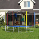 8-16 FT Trampoline Pad Replacement Safety Pad with Fixing Straps (Multicolor) by LJGDeals