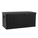 100 Gallon Large Deck Box with Lockable Lid for Patio by DirectDeals