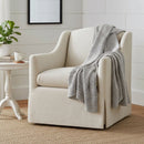 Luisa - Skirted Swivel Accent Chair by HouseOfZazla