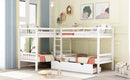 L Shaped Bunk Bed With Drawers by Unique Piece Furniture