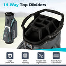 Golf Cart Bag Lightweight Portable Golf Club Organizer Bag by LJGDeals