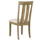 9-Piece Retro Style Dining Table Set 78" Wood Rectangular Table and 8 Dining Chairs for Dining Room (Natural Walnut)