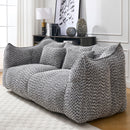 Comfortable Dual Beanbag Chair With High Resilience Foam Core For 2 People by HouseOfZazla
