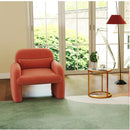 Set of 2 Modern Accent Chair and Marble Top Side Table Set by LJGDeals