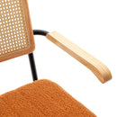 Accent Chair - Modern Industrial Slant Armchair with Metal Frame - Premium High Density Soft Single chair for Living Room Bedroom