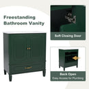 Bathroom Vanity With Sink, Soft Closing Door, Multi Functional Storage by HouseOfZazla