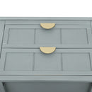 2 Drawer Side table,American style, End table,Suitable for bedroom, living room, study