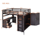 Loft Bed With Drawers, Desk, And Wardrobe by HouseOfZazla