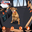 Dog Car Back Seat Cover With Zipper Mesh Window Storage Bags Waterproof 600D Oxford Cloth Car Seat Protector With Slide Flaps For Cars Trucks SUVs by GBruno Store