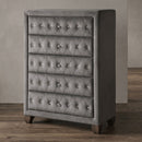 Sophia - 5 Drawer Chest - Gray