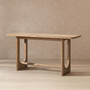 Turnkey - Trestle Console Table - Antique Brown by HouseOfZazla